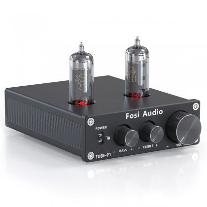 FOSI AUDIO TUBE-P1 Tube Preamplifier 2x 6K4