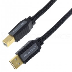 PANGEA AUDIO PREMIER SE MKII Câble USB-A Mâle vers USB-B Mâle Cuivre Cardas Plaqué Argent 0.5m