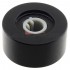 Aluminum Button D Shaft 22x11mm Ø6mm Black