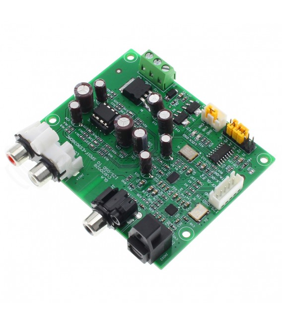 Interface / DAC Board ES9038Q2M I2S vers SPDIF / RCA - Audiophonics