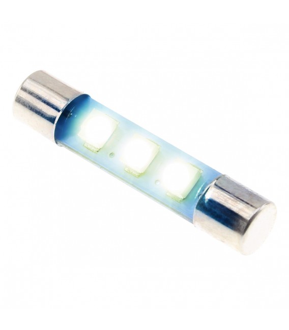 LED Fuse Lamp for Vumeter / Tuner Warm White Yellow 8V Audiophonics