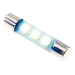 Ampoule Navette à LED Blanc Chaud pour Éclairage Vumètre / Tuner 8V