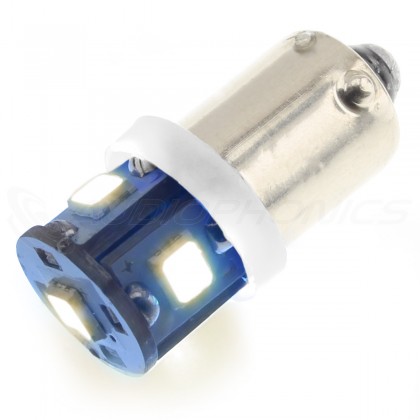 Ampoule à LED SMD 6.3V Culot BA15S Blanc Chaud