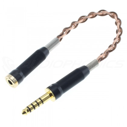 SIVGA AUDIO Adaptateur Jack 4.4mm Mâle vers Jack 3.5mm Femelle Cuivre OCC 6N 6cm