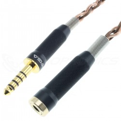 SIVGA AUDIO Adaptateur Jack 4.4mm Mâle vers Jack 3.5mm Femelle Cuivre OCC 6N 6cm