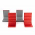 BURSON AUDIO COOL STAND GT RED Support Vertical pour Amplificateur Burson Audio (Set x4)