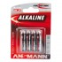 ANSMANN AAA LR03 Batteries 1.5V (Set x4)