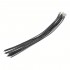 XH 2.54mm Female to Bare wire Cable 1 Pole No Casing PTFE 30cm Black (x10)