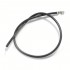XH 2.54mm Female to Bare wire Cable 1 Pole No Casing PTFE 30cm Black (x10)