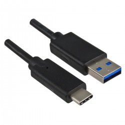 Male USB-C 3.1 to Male USB-A 3.0 Cable 1m
