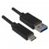 Câble USB-C 3.1 Mâle vers USB-A 3.0 Mâle 1m