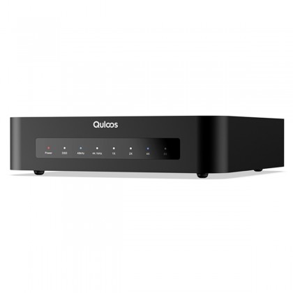 QULOOS QU02 Interface Numérique USB vers SPDIF I2S Accusilicon AS338 Noir