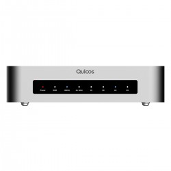 QULOOS QU02 Interface Numérique USB vers SPDIF I2S Accusilicon AS338 Argent