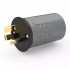 VIBORG VN506G Power Connector AU/CH Type I Silver/Gold Plated Copper Ø20mm