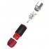 VIBORG XM203AG Male XLR Connector Pure Silver PTFE Ø11mm Red (Unit)