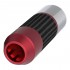 VIBORG XM203AG Connecteur XLR Mâle Argent Pur PTFE Ø11mm Rouge (Unité)