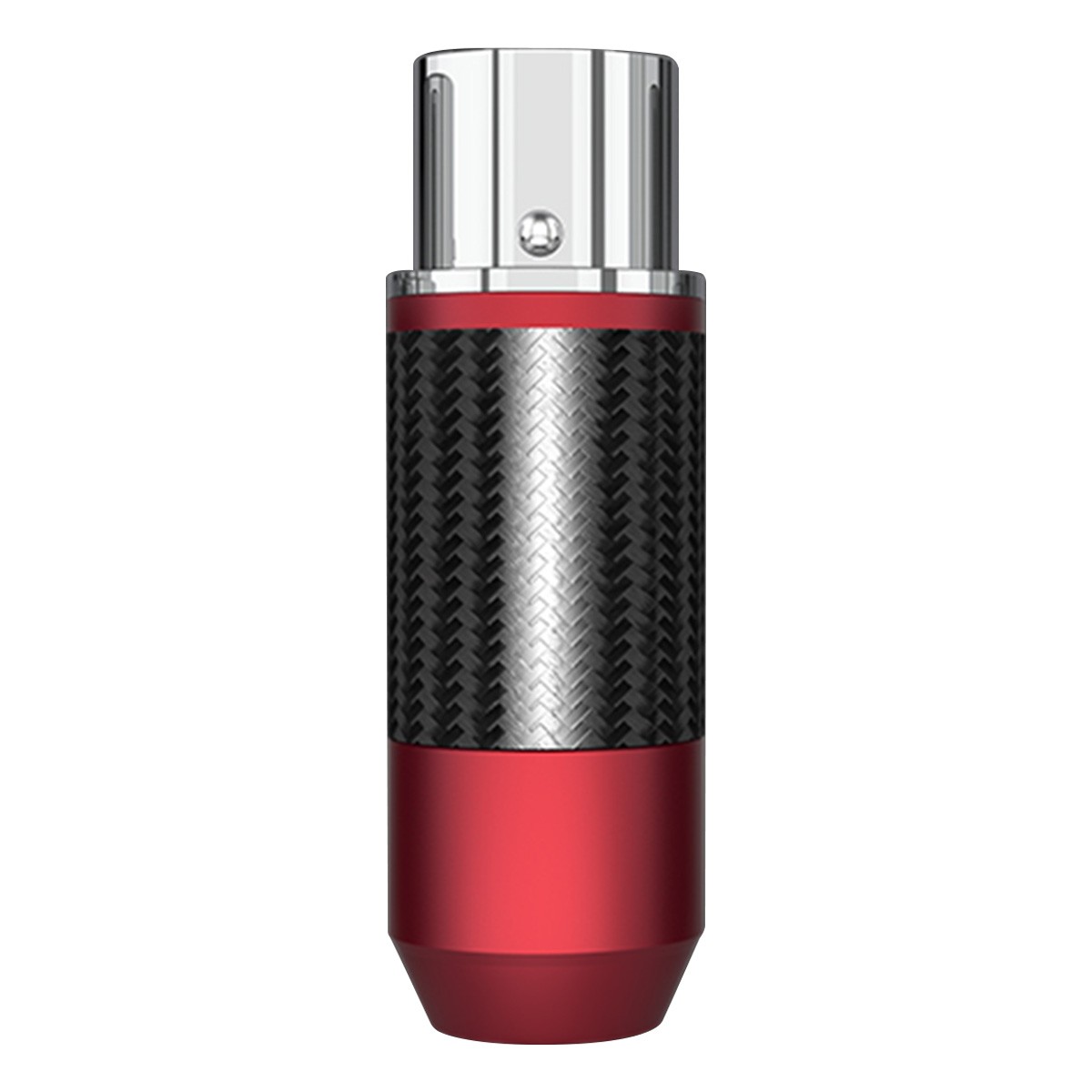 VIBORG XF203AG Connecteur XLR Femelle Argent Pur PTFE Ø11mm Rouge (Unité)