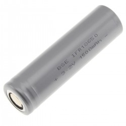 BSE IFR18650 Accumulateur LiFePO4 3.2V 1500mAh Rechargeable