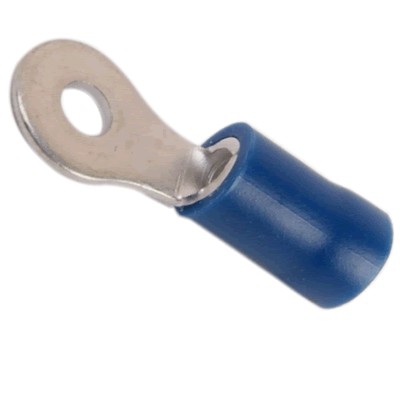 Insulated Ring Crimp Terminal M3 1.5-2.5mm² Blue