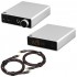 Pack Topping E30 II DAC AK4493S + Topping L30 II Amplificateur Casque NFCA + Topping TCR2 Câbles RCA 25cm Argent