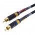 ATAUDIO KING WOLF RCA Interconnect Cable 6N OFC Copper Shielded Gold Plated 0.75m (Pair)