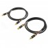 ATAUDIO KING WOLF RCA Interconnect Cable 6N OFC Copper Shielded Gold Plated 0.75m (Pair)
