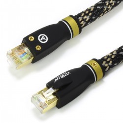 Câble Ethernet RJ45 Cat 6 Blindé 2m - Audiophonics