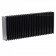 Radiateur Dissipateur Thermique Anodisé Noir 350x125x50mm