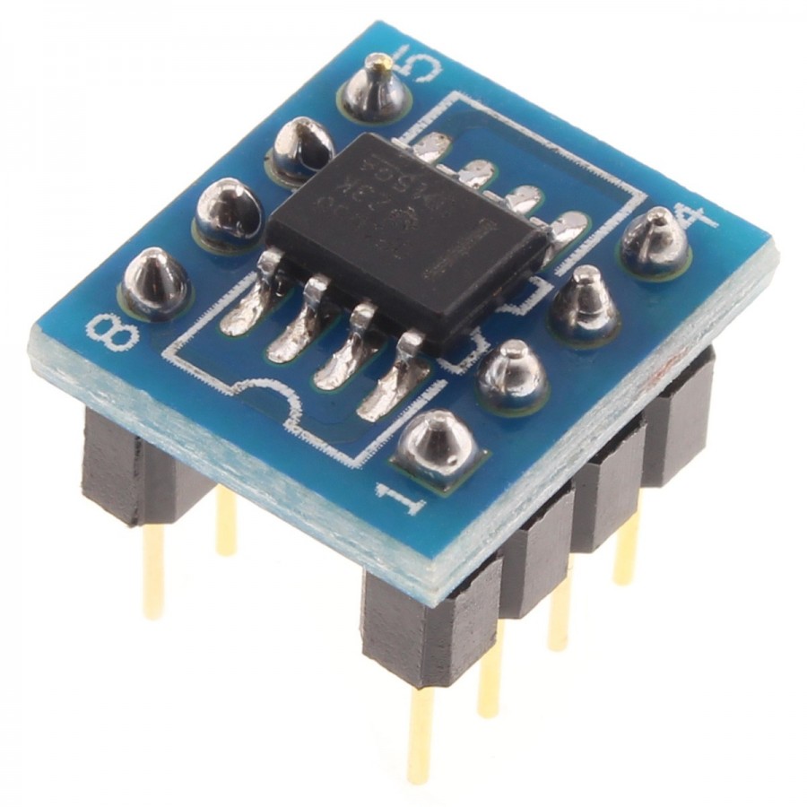 2-Pack OPA1656IDR Op-Amp Chips With DIP8 Socket | High-Performance Audio Operational Amplifier | TI Style