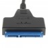 Câble adaptateur SATA III vers USB 3.0 Noir 0.25m