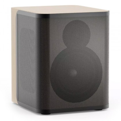 OCTAVIO MAESTRO Enceinte Active Connectée Bluetooth WiFi AirPlay 2 Bois Clair