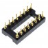 DIP16 Socket for PCB Gold Plated