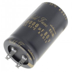 NICHICON KG GOLD TUNE Audio Capacitor HiFi 80V 10000µF