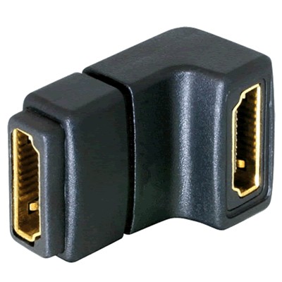 Angled HDMI Adapter Female - Female