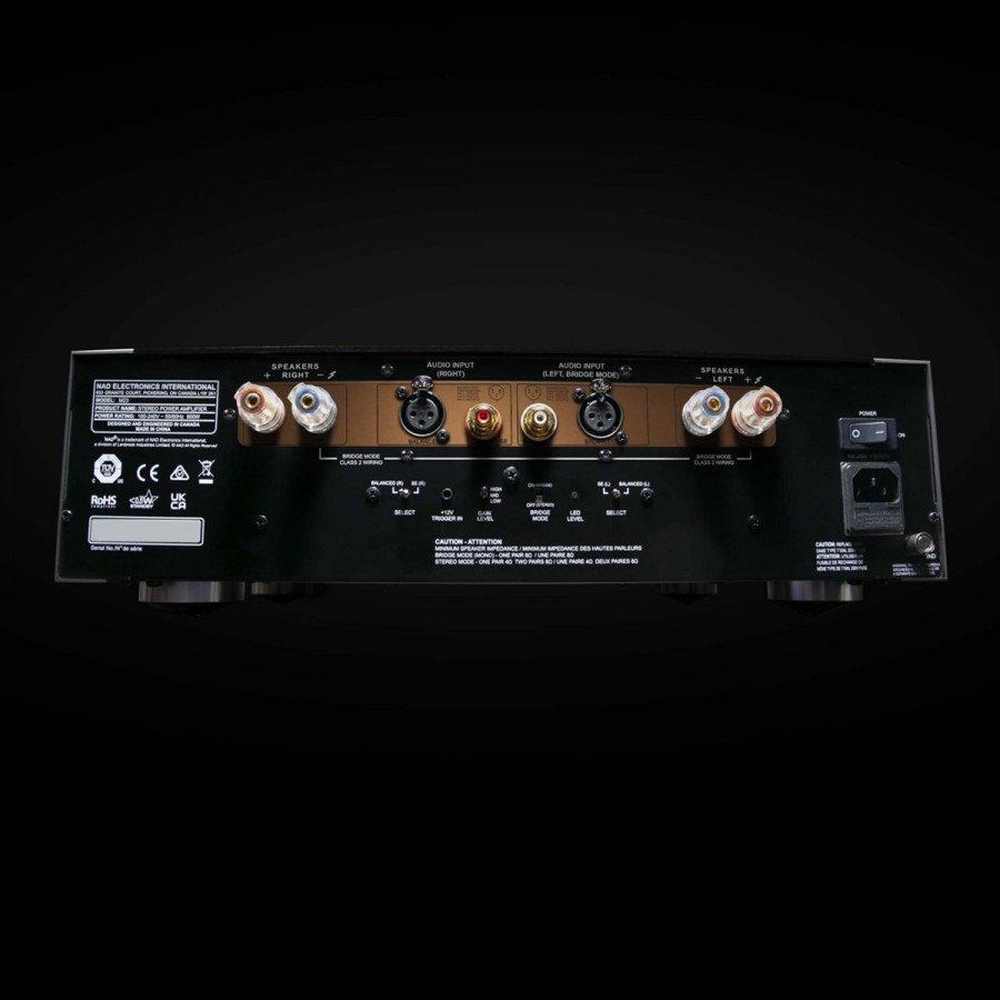 NAD M23 Class D Stereo Power Amplifier Purifi 2x380W 4 Ohm Audiophonics