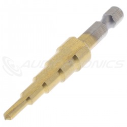 Step Drill Titanium Plated Ø4-12mm HSS-4241