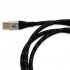 LUDIC ORPHEUS Câble USB-B Mâle vers USB-A Mâle Cuivre OCC Blindé Plaqué Or 0.75m