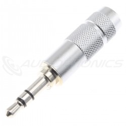 Oyaide P-3.5SR Connecteur Jack Argent 3.5mm stéréo Ø8.3mm