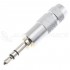 OYAIDE P-3.5SR Connecteur Jack 3.5mm stéréo plaqué Argent Ø8.3mm (Unité)