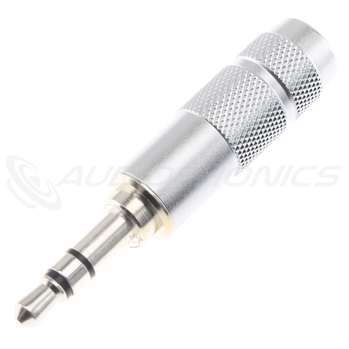 OYAIDE P-3.5SR Connecteur Jack 3.5mm stéréo plaqué Argent Ø8.3mm (Unité)