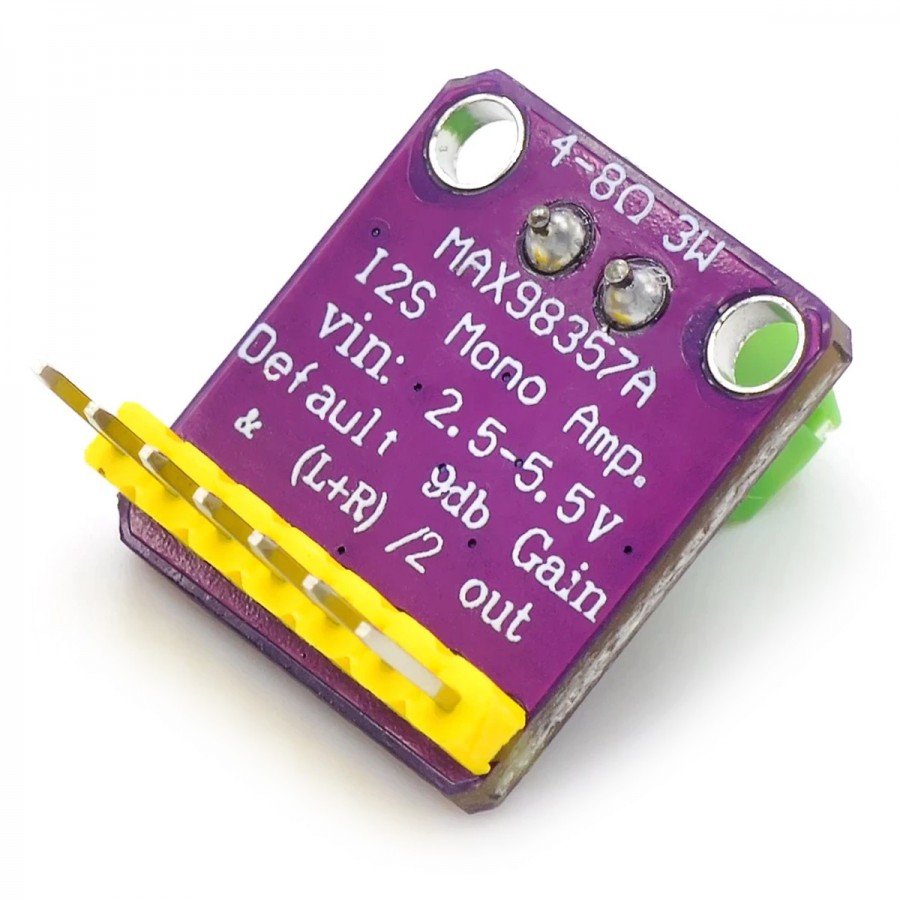 thumbnail image 2 of Max98357 3w Class D Amplifier Breakout Interface I2s Dac Decoder Module Filterless Audio Board 2 of 11