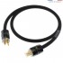 AUDIOPHONICS STEALTH Câble Secteur US NEMA Type B vers IEC C15 Cuivre OFC Blindé 3x3.5mm² 1.5m