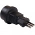 SCHUKO CEE7 to Italian CEI 23-16 adaptor