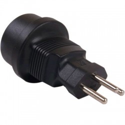 Adaptateur secteur Suisse SEV1011 vers SCHUKO CEE7