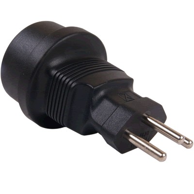 Adaptateur secteur SCHUKO CEE7 vers Suisse SEV1011