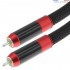 AUDIOPHONICS OBSIDIAN Interconnect Cable RCA-RCA Pure Silver 0.75m (Pair)