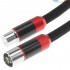 AUDIOPHONICS OBSIDIAN Interconnect Cable XLR-XLR Pure Silver 1.5m (Pair)