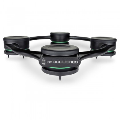 ISOACOUSTICS APERTA SUB Support de caisson de basses / Subwoofer 265x290x33 mm 36.3kg (80lbs) Noir (Unité)