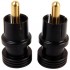 ELECAUDIO CAP-B Capuchons Bouchons Terminateurs RCA (La paire)