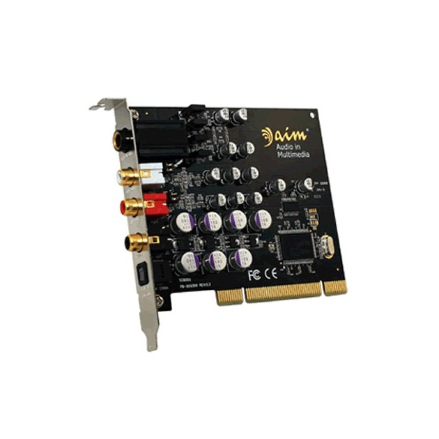 AIM SC8000 Carte Son / Ampli Casque Audiophile 24bit/192khz - Audiophonics